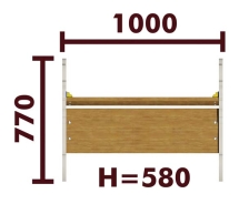 Скамейка детская Конь 26007 для игровой площадки