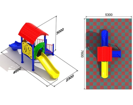 Детская площадка Кувшинка 2.1.1, фото 2