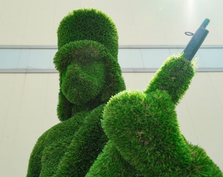 Топиари Гусар, Приклад на полу - газон Deluxe, фото 5