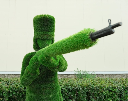 Топиари Гусар, Приклад на полу - газон Deluxe, фото 8