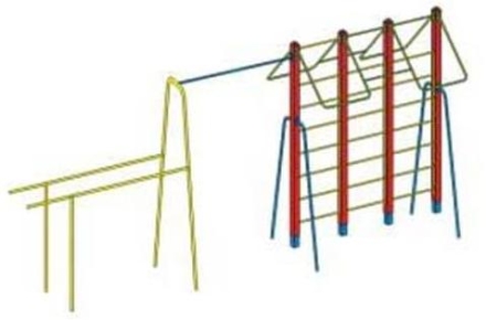 Спортивный комплекс 1 СКС 073 для уличной площадки, фото 1