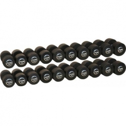 Гантельный ряд PROFI-FIT PROFESSIONAL 27,5 кг - 50 кг (10 пар), шаг 2,5 кг, фото 1
