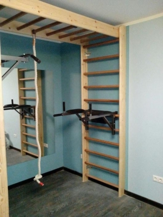 Шведская стенка EffectSport деревянная ДСБ-РП, фото 4