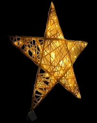 Фигура Светящаяся звезда плоская из поликомпозита двухсторонняя 0,5 м