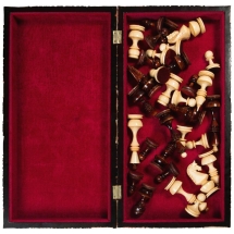 Шахматы резные ручной работы "С Гербом" большие (Россия, дерево, размер 60,5х30,5х10 см) Шахматы резные ручной работы "С Гербом" большие (Россия, дерево, размер 60,5х30,5х10 см)