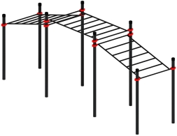 Воркаут ЛОВ 89 красный ВТ 101.22-01, фото 4