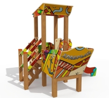 Кораблик со спуском, паттерн "Этника" МД038.01.17