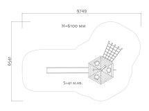Игровой комплекс Эко 071301 для детской площадки Игровой комплекс Эко 071301 для детской площадки