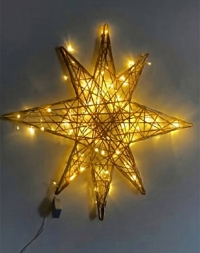 Световая фигура Звезда Рождественская плоская 0,8 м, фото 1