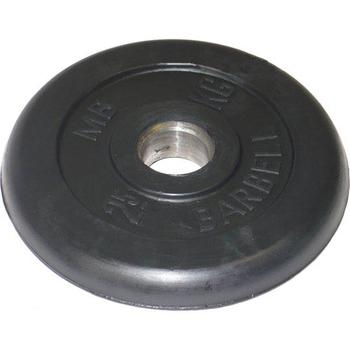 Диск обрезиненный черный BARBELL 25 кг., d31мм, фото 1