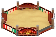 Песочница восьмигранная Карнавал (Шапито) - ИО 5.01.04-20 Песочница восьмигранная Карнавал (Шапито) - ИО 5.01.04-20