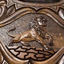 Нарды резные "Лев" с ручкой, Haleyan Нарды резные "Лев" с ручкой, Haleyan