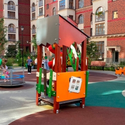 Игровой домик ВСТ 5601 со счетами для детской площадки, фото 3