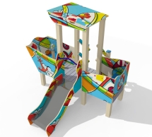 Кораблик со спуском, паттерн "Фантазия" МД038.02.17