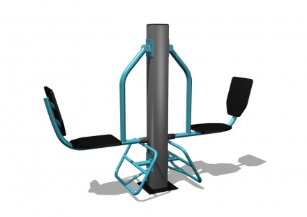 Тренажер &quot;Жим ногами горизонтальный&quot;, двойной ТР050, фото 1