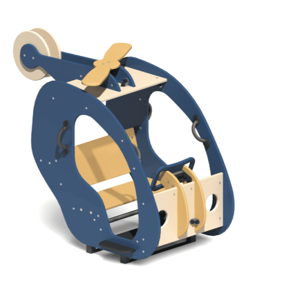 Игровой комплекс Вертолёт малый ИО-14.5 для детской площадки, фото 1