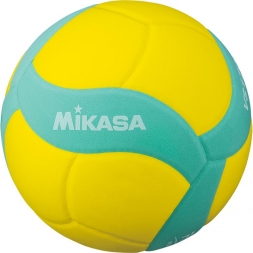 Мяч вол. &quot;MIKASA VS170W-Y-G&quot;, р.5, вес 160-180 г, FIVB Insp,синт.пена ТПЕ, клеен,18 пан,бут.кам,жел