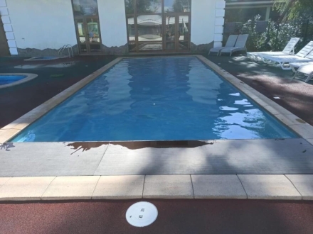 Бассейн 10,82х4,08х1,3-1,84м. Ксабия Pool Cover композитный, фото 3