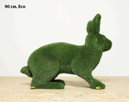 Топиари заяц Лада, h=90 см - газон Eco, фото 3