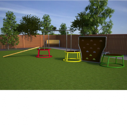 Мобильная детская игровая площадка Альпинист, фото 1