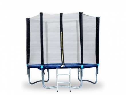 Батут 10 футов с защитной сеткой и лестницей 3 ноги, фото 2