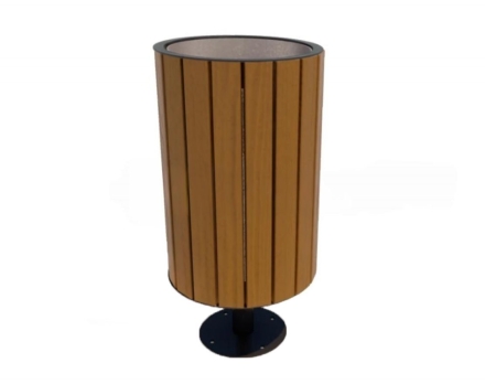 Урна Эстель круглая на ножке (лиственница), фото 4