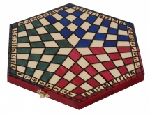 Шахматы "На троих" малые (Польша, дерево, 28х16х4 см) Шахматы "На троих" малые (Польша, дерево, 28х16х4 см)