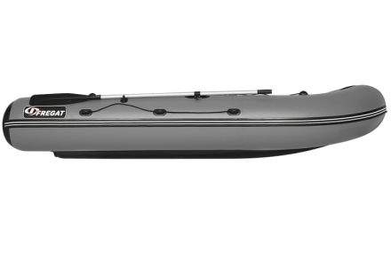 Моторная лодка ПВХ Фрегат 350 FM Light (ФМ Лайт) НДНД Про Серый, фото 4