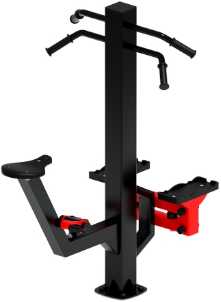 Степ+Вело (красный) - Уличный тренажер - СТ 018-11.И1, фото 2