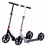 Самокат BIBITU SOLLO SKL-037, руль + 5 см, черный