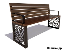 Парковая скамейка Севастополь, Лиственница 0,6 м