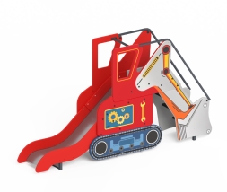 Детская горка Экскаватор ГР-09.4 H=1000 для игровой площадки Детская горка Экскаватор ГР-09.4 H=1000 для игровой площадки