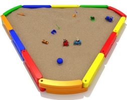 Песочница Треугольник для детской площадки, фото 1