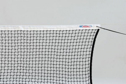 Сетка для большого тенниса тренировочная &quot;KV.REZAC&quot;, узловая, черная, 12,72х1,07 м., фото 1
