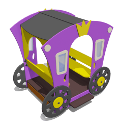 Игровой макет Карета ВСТ 5119 для уличной площадки Игровой макет Карета ВСТ 5119 для уличной площадки