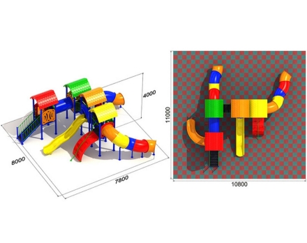 Детская площадка Дельфин 1.1, фото 2