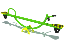 Качели балансир Дружок тип 4 для детской площадки, фото 1 Качели балансир Дружок тип 4 для детской площадки, фото 1