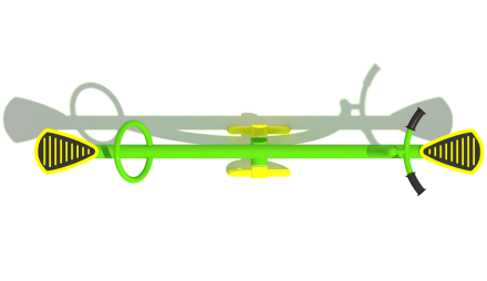 Качели балансир Дружок тип 4 для детской площадки, фото 2