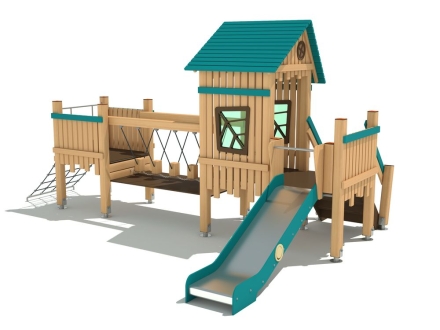 Игровой комплекс ДГ-36 от 3 лет для детской площадки Сосна, фото 1