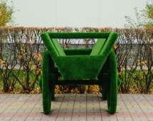 Топиари Телега, модель № 2 - газон Eco