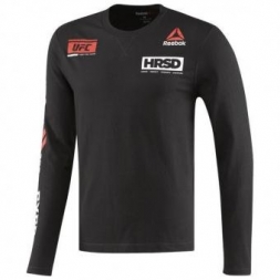 Лонгслив REEBOK UFC Ultimate Fan черный, фото 1