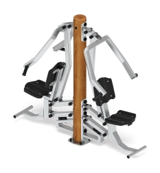 Тренажер жим от груди двойной (лиственница темный) СТ 030-Л.И3.01, фото 1