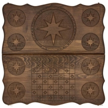 Нарды резные "5 звезд", Ustyan Нарды резные "5 звезд", Ustyan