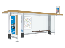 Остановочный павильон тип 4.1, DoorHan Остановочный павильон тип 4.1, DoorHan