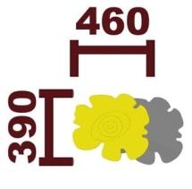 Песочный столик Цветок h 590 мм 02019.21 для детской площадки Песочный столик Цветок h 590 мм 02019.21 для детской площадки