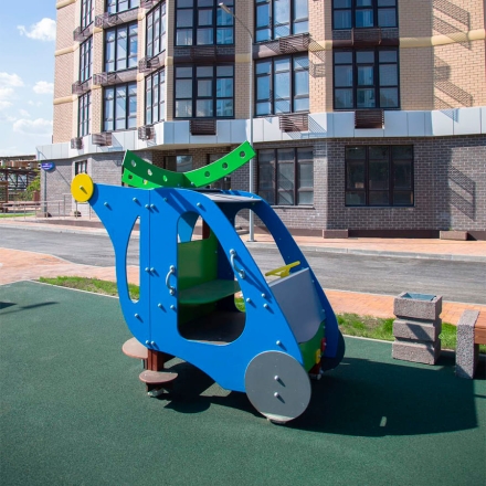 Игровой макет мини Вертолётик ВСТ 5629 для детской площадки, фото 5