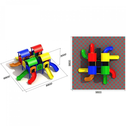 Детская игровая площадка Каравай 1.1, фото 3