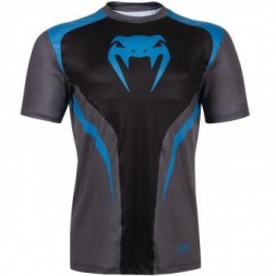Футболка Venum Predator Dry Tech - Black/Cyan, фото 1