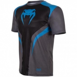 Футболка Venum Predator Dry Tech - Black/Cyan, фото 2