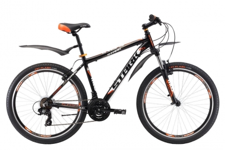 Велосипед Stark&#039;17 Indy 26.2 V черно-оранжевый 20&quot;, фото 1
